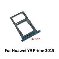 ใหม่สำหรับ Huawei Y9 Prime 2019ถาดใส่ซิมการ์ดตัวยึดช่องเสียบอะแดปเตอร์อะไหล่ทดแทน