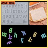 ESTRUS FASHION เครื่องมือการผลิต จี้ คริสตัล วางกาว DIY หัตถกรรม แม่พิมพ์ซิลิโคนตัวอักษร แม่พิมพ์เรซินตัวอักษร แม่พิมพ์ตัวเลข ซิลิกาเจล