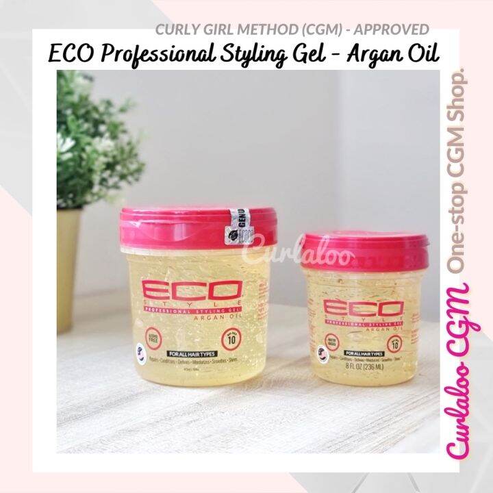 Curlaloo CGM ECO Style Professional Styling Hair Gel Argan Oil Gel