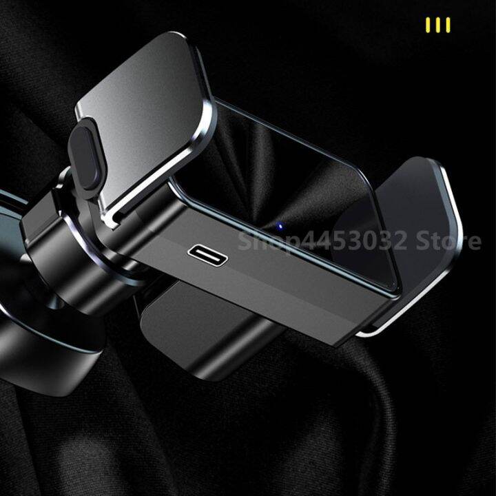 automatic-clamping-car-mobile-phone-holder-for-mercedes-benz-glc-x253-c253-fixed-base-with-rotatable-bracket-accessories