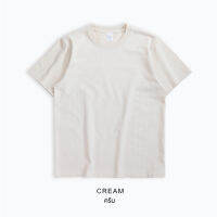 เสื้อคอกลมผ้าหนา สีครีม Pure Cotton 7.8 oz Urban Label