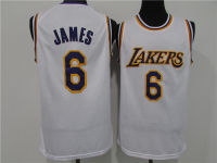 เสื้อคุณภาพสูง ?22-23 Wholesale NBA Basketball Jersey Lakers New Season No. 6 James Embroidery Basketball Wear 23 Lakers Jersey New Basketball Wear