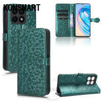 เคสฝาพับ2023ลายริ้ว X6A กระเป๋าโทรศัพท์ X5PLUS บุกัน X9A X7A Y70สายคล้องมือ X8 X6ได้70Lite Magic4pro ขาตั้งแบบพับหนนัง PU ใหม่สำหรับ HUAWEI P60 PRO Nova X8A เคสพร้อม