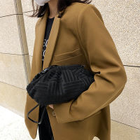 Spring Small Womens Shoulder Messenger Bag High Quality Fabric Soft Clip Cloud Underarm Clutch Designer Pleated Crossbody Bag