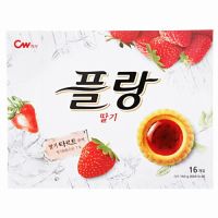 อย่างฟิน? CW Flan Strawberry Tart Cookie 160g คุ๊กกี้ทาร์ตสตรอว์เบอร์รี 160 กรัม?