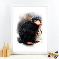 ❁▪ Fantastic Niffler Harry โปสเตอร์ Wall Art ภาพวาดผ้าใบแฟนตาซีงานศิลปะ Handmade พิมพ์ Kids Room Wall Decor