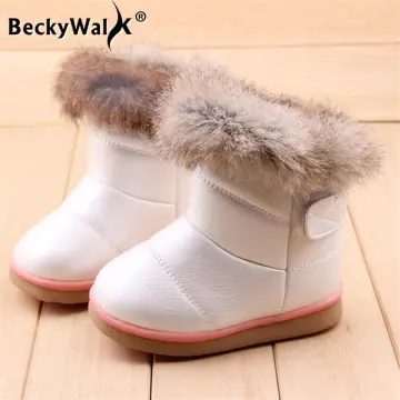 Fur boots for on sale toddlers