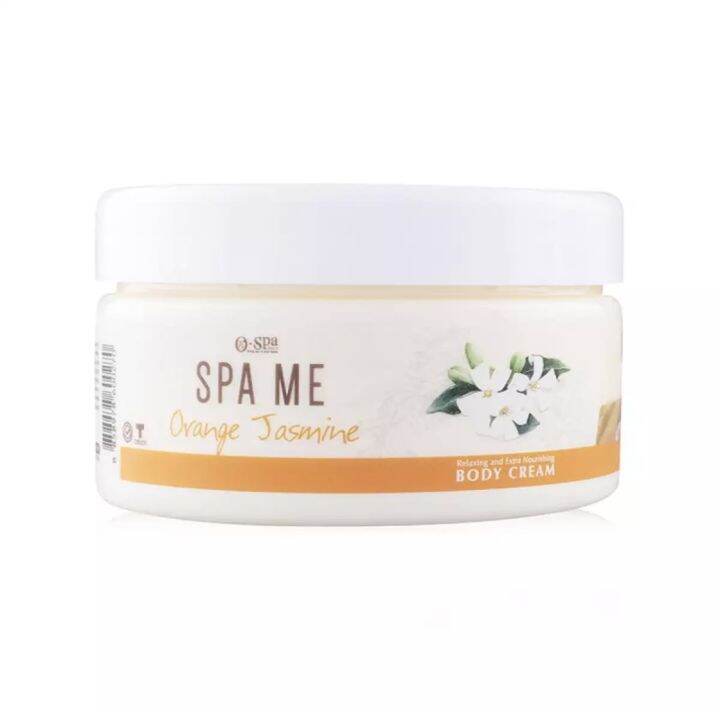 o-spa-natural-spa-me-body-cream-orange-jasmine-200-ml-โอสปา-บอดี้ครีม-ครีมบำรุงผิว-กลิ่นดอกแก้ว-200ml