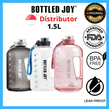 Water Bottle, BOTTLED JOY 1 Gallon Water Bottle with Straw and Handle  Bpa-Free