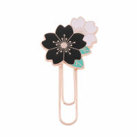 1pcs Clip Stationery Bookmark Office Promotional Gift Sakura Colorful Paper