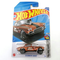 2022-225 Hot Wheels Cars 62 CORVETTE GASSER 164 Metal Die-Cast Model Collection ของเล่นยานพาหนะ