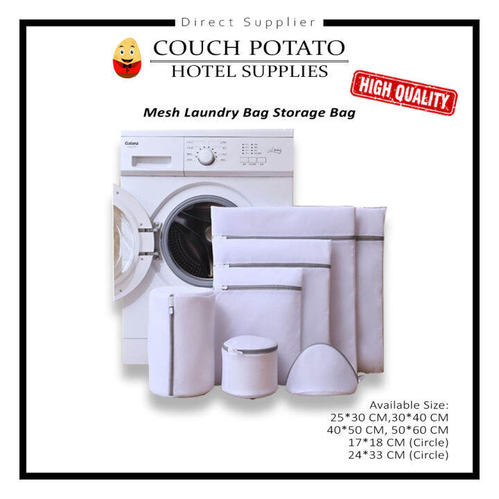 1pc Fine Mesh Laundry Bag Storage Bag, Washing Machine Net Mesh Laundry
