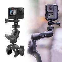 ขายึดกล้องติดรถมอเตอร์ไซค์,ตัวยึดกระจกแฮนด์รถสำหรับ GoPro10/Insta360 One X2 /One Rs/one R/dji AKASO อุปกรณ์เสริมกล้องแอคชั่น