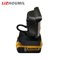 LIZHOUMIL ชุดไฟเครื่องมือกลางแจ้งอเนกประสงค์ใช้ได้กับ Dewalt 20V ค้างคาวแบตเตอรี่ลิเธียมกับแฟลชความสว่างสูงโคมไฟ Led ส่องสว่าง