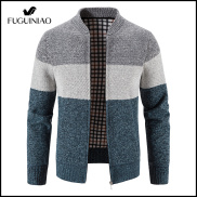 FUGUINIAO Áo Khoác Cardigan Dệt Kim Mới Áo Len Đơn Giản Thường Ngày Cho Nam