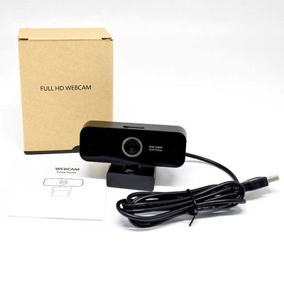 ZZOOI Wired Network Webcams Auto Focus Built-In Microphone Multi-Angle Adjustment 2 Million Pixels 1080P Hd Network Computer Webcams