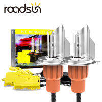 roadsun 55W AC Xenon H1 H7 Car Lamps H4 H11 HID Kit 9005 9006 Bulb + Ballast Headlight 6000K 12V Auto Lights Ignition Unit Block