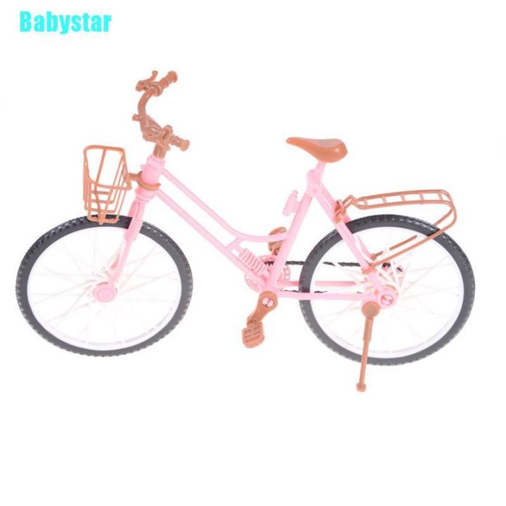 babystar-โมเดลรถจักรยาน-สีชมพู-พร้อมตะกร้า-อุปกรณ์เสริม-สําหรับบ้านตุ๊กตา-0-0-0-0-0-0