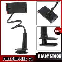 Lazy Pod Stand Holder Handphone/HP/tablet Model Jepit Meja Warna Hitam/Putih