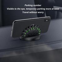 Dashboard Phone Mount Rotatable Phone Mount Parking Card Hands Free Phone Stand for Navigation Travel Universal Phone Holder for Vehicles enhanced