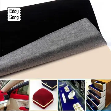 Black Adhesive Back Felt Sheets Fabric Sticky Back Sheets Self-Adhesive  Durable and Water Resistant 10