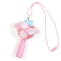 ใหม่ Kawaii Sanrio Fan Hellokitty Mymelody Cinnamoroll อะนิเมะน่ารักการ์ตูนมือถือพกพากลางแจ้ง Kipas Angin Kecil ของขวัญวันเกิดเด็กผู้หญิง