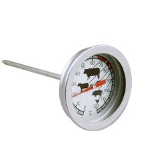 Stainless Steel BBQ Thermometer Meat Thermometer Temperature Meter BBQ Food Cooking Meat Gauge Kitchen Tools