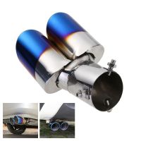 Durable 1x Stainless Steel Car Rear Dual Exhaust Pipe Tail Muffler Tip Tailpipe