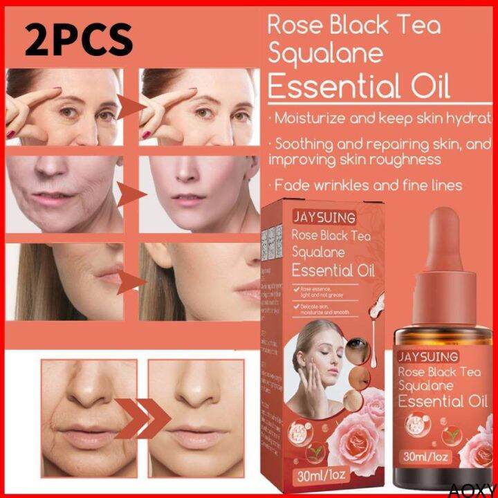 【IN STOCK】Jaysuing Rose Black Tea Squalane Serum Prevents Dullness And