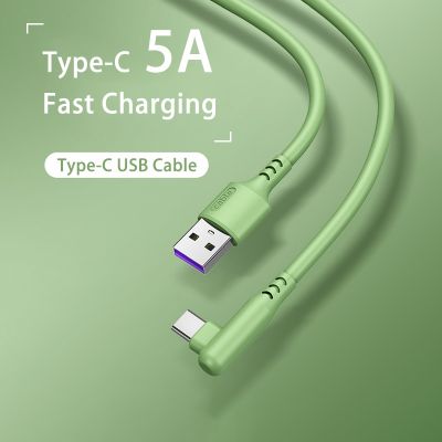 Chaunceybi Elbow 5A Type C Cable Fast Charging Charger USB for P40 Accessories Usb