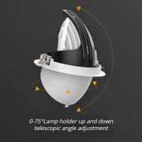 Elephant Trunk Light LED Spotlight 10W20W30W40W AC85~265V For HomeCommeicial Lighting Embedded Ceiling Light COB Downlight