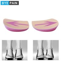 1 Pair Orthopedic Insoles Shoe Inserts Medial amp; Lateral Heel Wedge Lift Silicone Pads Corrective O/X Type Leg for Women/Men