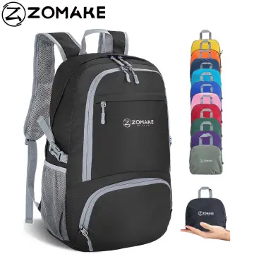 Foldable Backpack 30L,Lightweight Backpacks Waterproof Hiking Backpack  Packable Backpack for Women Men Outdoor Hiking(Red) 