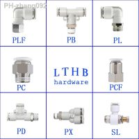 Pneumatic Quick Release Fittings Air Hose Connector PC PCF/PL/PLF 4/6/8/10/12mm Male Thread 1/8 1/4 3/8 1/2 BSPT Tube Connector