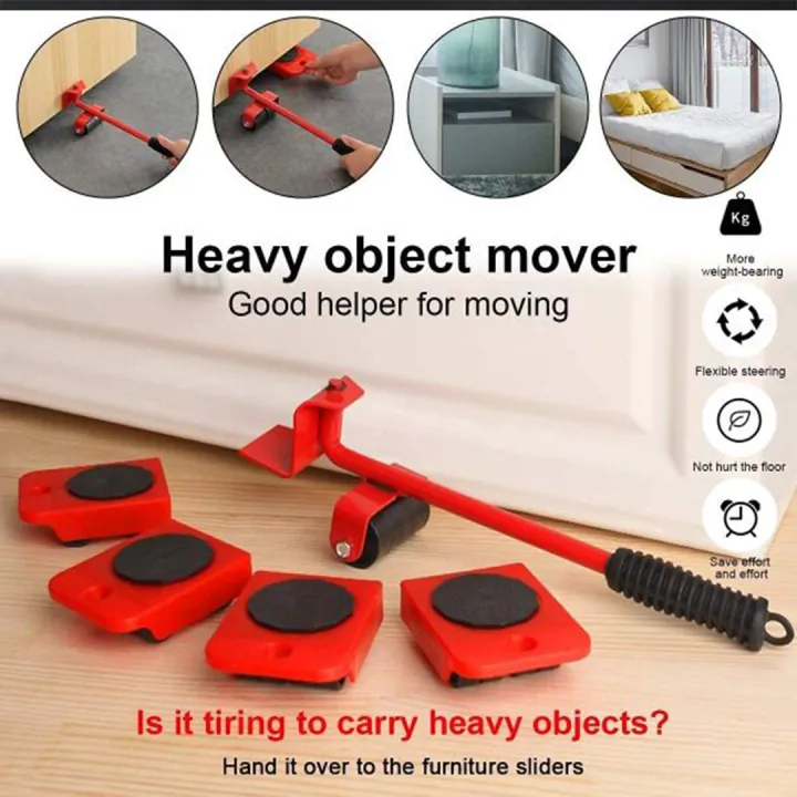 Abagar Ph Lift Move Transport Without Hurting Your Back with the 5 Pc