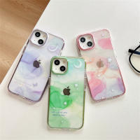 ลายการ์ตูนดวงจันทร์สีม่วงสีชมพูน่ารักสำหรับ IPhone 14 13 12 11 Pro Max สำหรับเคสโทรศัพท์แฟชั่นแบบสร้างสรรค์