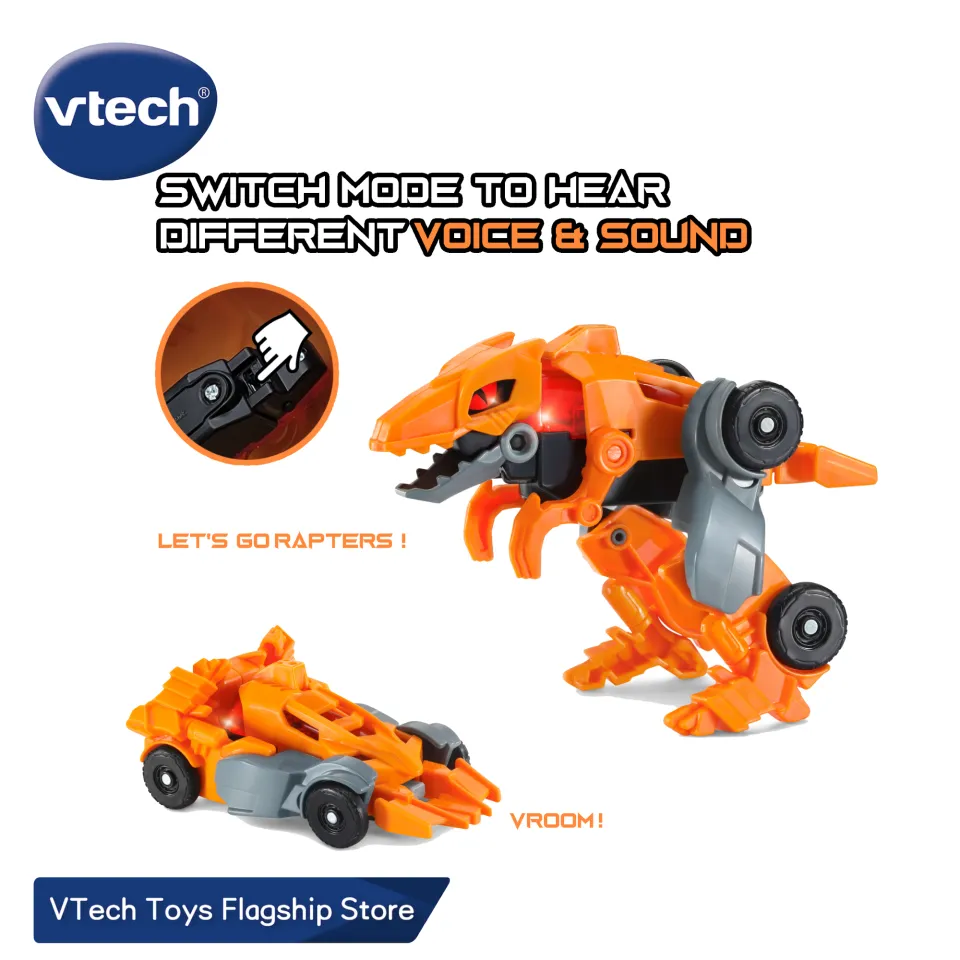 VTech® Switch & Go® Hatch & Roaaar Egg Velociraptor Racer