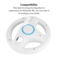 ”【；【-= Racing Steering Wheel Re-Centering Remote Controller Professional Accessory Playing Replacement For Nintendo Wii