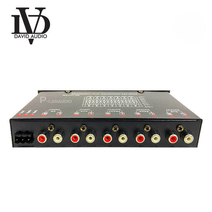 ราคาพิเศษ-ปรีแอมป์-7แบนด์-david-audio-รุ่นdv-737-eq-ปรีแอมป์-7แบนด์-ปรีแอมป์-คุณภาพดี-ปรีแอมป์ติดรถยนต์-specifications-เครื่องเสียงติดรถยนต์