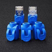 【NEW】 รองเท้า RJ45 CAT5E/CAT6/CAT6A เครือข่ายอีเธอร์เน็ตฝาครอบปลั๊ก