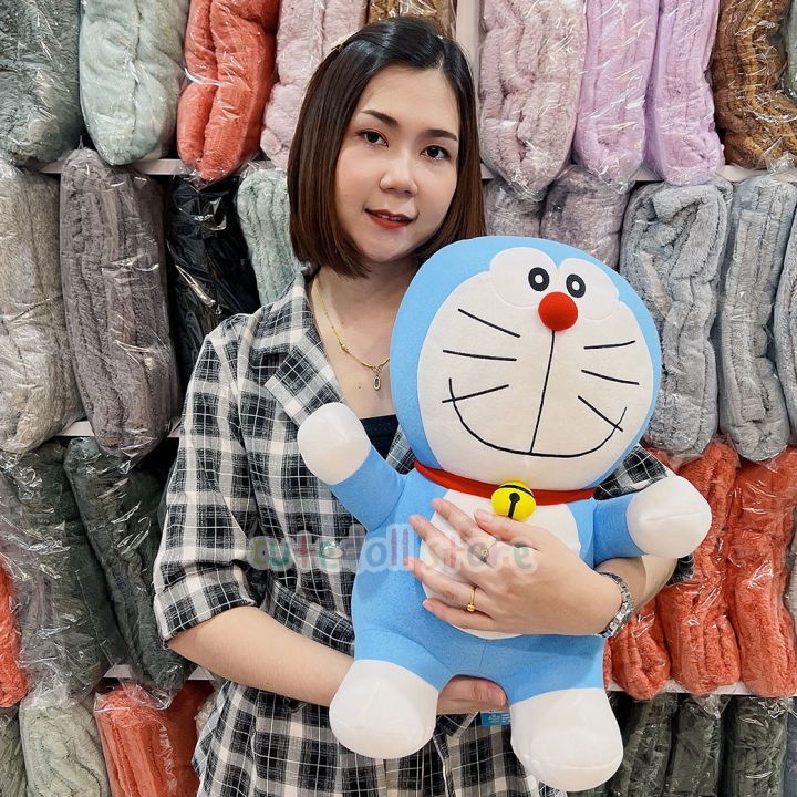 doraemon-ตุ๊กตา-โดเรม่อน-ผ้าทีคอต-ท่านั่ง-ขนาด-16-นิ้ว-ลิขสิทธิ์แท้-โดราเอมอน-ตุ๊กตาโดเรม่อน-ตุ๊กตา-โดเรมอน