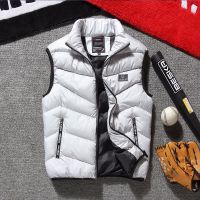 L-8XL Sleeveless Vest Men Spring Autumn New Fashion Casual Coats Male Cotton-Padded Mens Vest Male Jacket Thicken Waistcoat K88