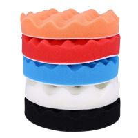 5Pcs Set 3-7 inch Car Polishing Pad Sponge Buffing Waxing Clean Polish Buffer Drill Wheel Polisher Removes Scratches Car Repair