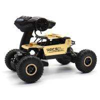 รถบังคับ รถไต่หิน ขับเคลื่อน 4 ล้อ ผิวโลหะสวยงาม 2.4GHz alloy Off-road Vehicle 4 Wheel Rock Crawler (สีทอง)