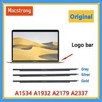 Original A1932 Logo Bar for MacBook Air A2179 A2337 LCD Screen Bezel Front Logo Glass Cover A2681 A1534 LCD Bar Grey/Silver/Gold Straps Straps