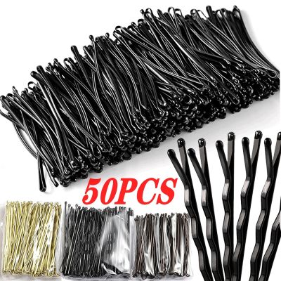【CC】✹☢♈  50 Pcs Wavy Hair Hairpins Hairgrips Hairstyle Barrettes Bobby Pins Styling Hairpin Accessories