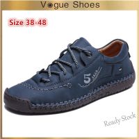 【Ready Stock】 ☬◐ C39 Vogue Shoes[Ready Stock]Brand New Mens Hand-sewn Leather Shoes Outdoor Sports Shoes Business Casual Shoes