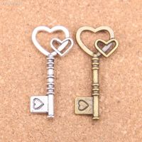 8pcs Charms Vintage Skeleton Key 42mm Antique PendantsVintage Tibetan Silver JewelryDIY For Bracelet Necklace