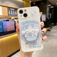 น่ารัก Sanrio Kuromi Cinnamoroll กรณีพร้อมขาตั้งโทรศัพท์สำหรับ Infinix Smart 7 6 Plus Zero 5G Note 13 12 G96 11S 10 30i ร้อน20S 20i 11S NFC Hot 30 11 10 Play Anti-Fall Cover