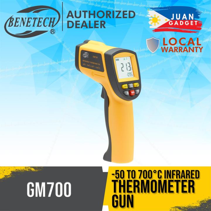 Infrared Thermometer Temperature Gun 50c ~380c Digital Laser Thermometer Gun  Ir Thermometer Temp Gun With Adjustable Emissivity & Max Min Avg Measure